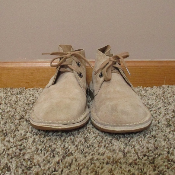 Bata Safari Chukka Boots‎ Suede Leather Men's 5 Tan Lace Up - Picture 7 of 16